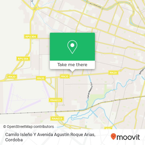 Camilo Isleño Y Avenida Agustín Roque Arias map