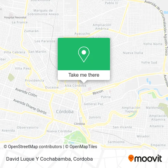 David Luque Y Cochabamba map