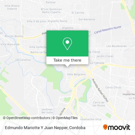 Edmundo Mariotte Y Juan Nepper map