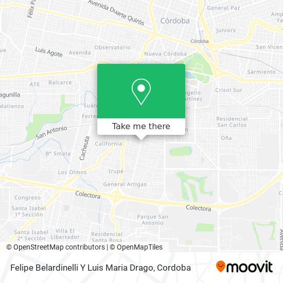 Felipe Belardinelli Y Luis Maria Drago map