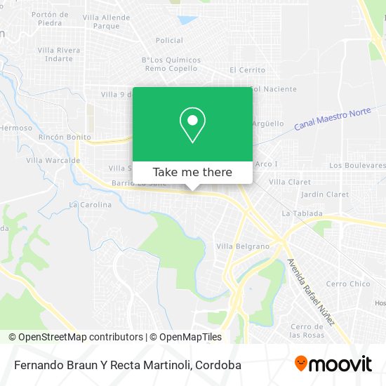 Mapa de Fernando Braun Y Recta Martinoli