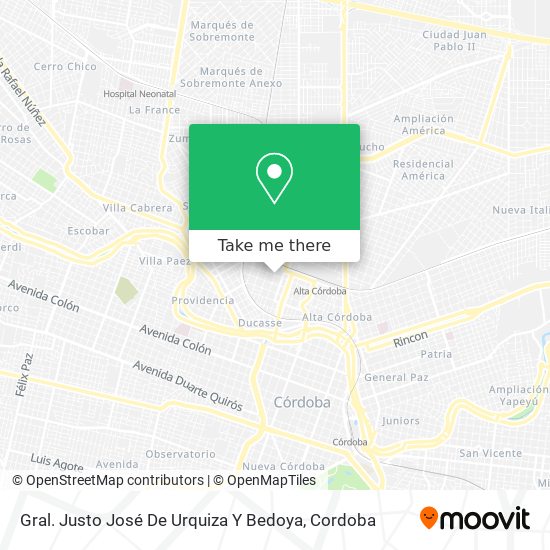 Gral. Justo José De Urquiza Y Bedoya map