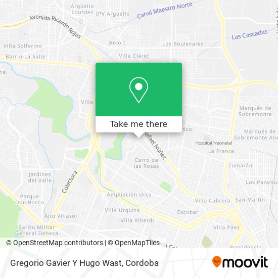 Gregorio Gavier Y Hugo Wast map