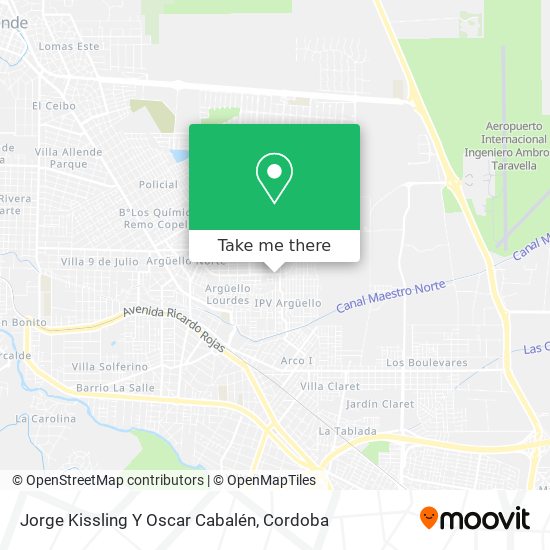 Mapa de Jorge Kissling Y Oscar Cabalén