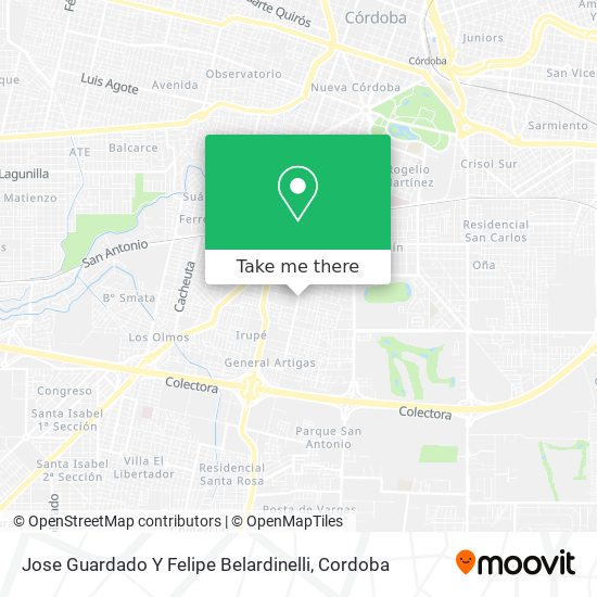 Jose Guardado Y Felipe Belardinelli map