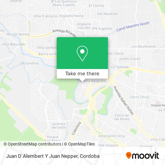 Juan D´Alembert Y Juan Nepper map