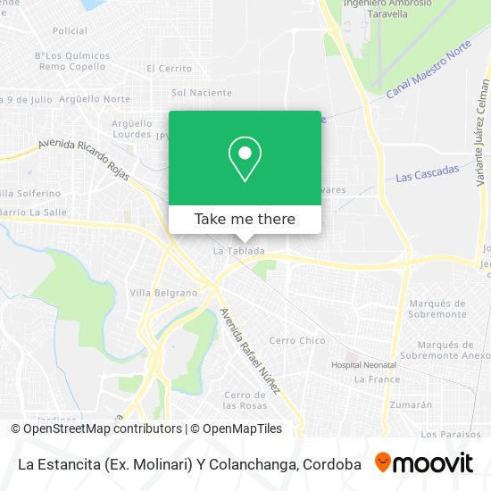 La Estancita (Ex. Molinari) Y Colanchanga map