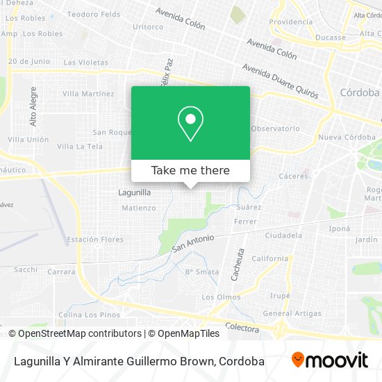 Mapa de Lagunilla Y Almirante Guillermo Brown