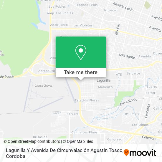 Lagunilla Y Avenida De Circunvalación Agustin Tosco map