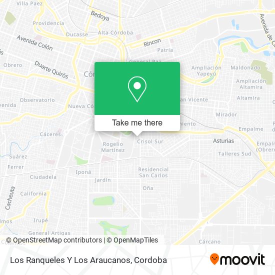 Los Ranqueles Y Los Araucanos map
