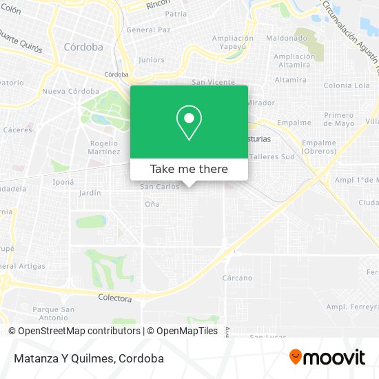 Mapa de Matanza Y Quilmes