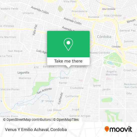 Mapa de Venus Y Emilio Achaval