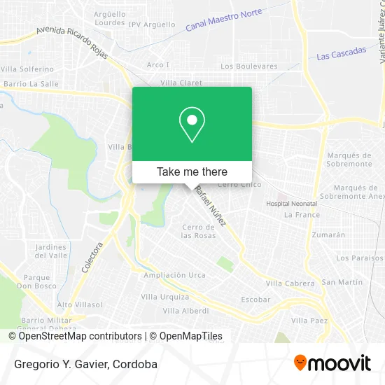 Gregorio Y. Gavier map