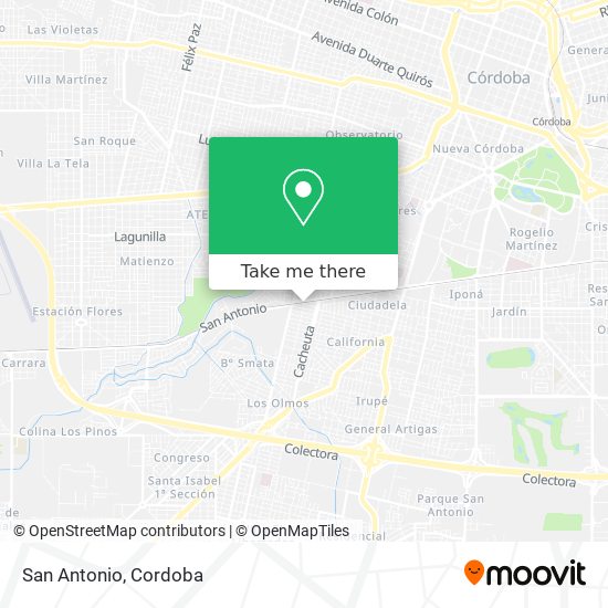 Mapa de San Antonio