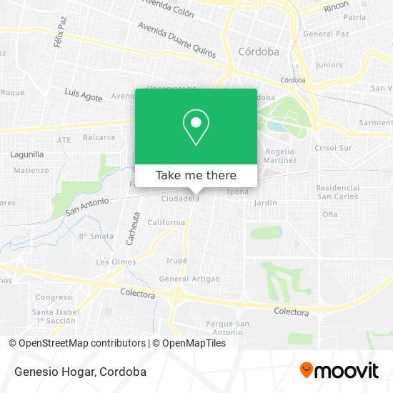 Genesio Hogar map