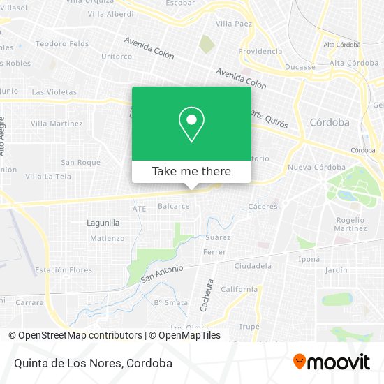 Mapa de Quinta de Los Nores