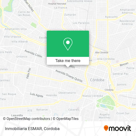 Inmobiliaria ESMAR map