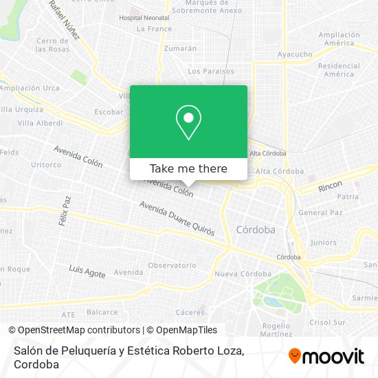 Salón de Peluquería y Estética Roberto Loza map