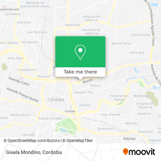 Mapa de Gisela Mondino
