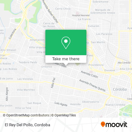 Mapa de El Rey Del Pollo