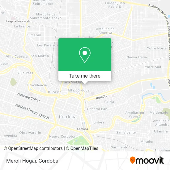 Meroli Hogar map