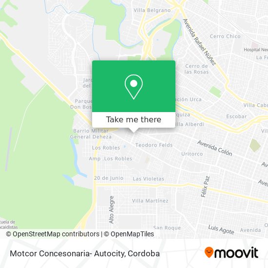 Motcor Concesonaria- Autocity map