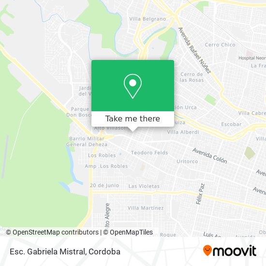 Mapa de Esc. Gabriela Mistral