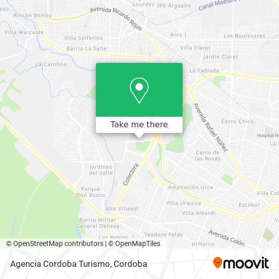 Agencia Cordoba Turismo map
