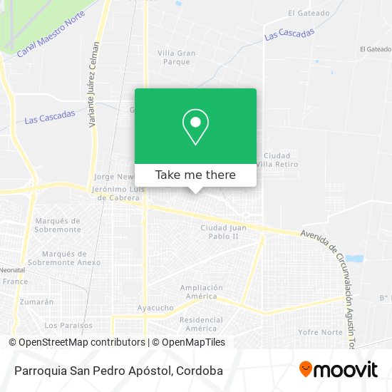 Mapa de Parroquia San Pedro Apóstol