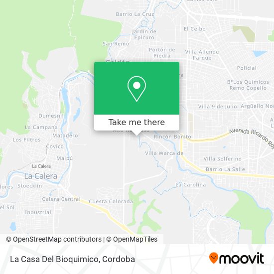 Mapa de La Casa Del Bioquimico