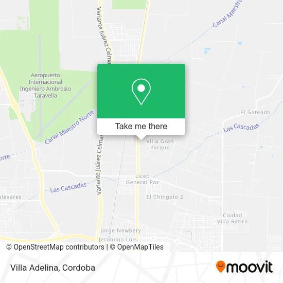 Mapa de Villa Adelina