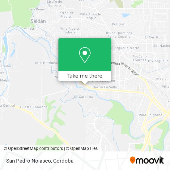 San Pedro Nolasco map