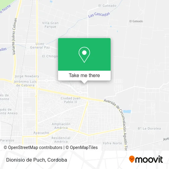 Dionisio de Puch map