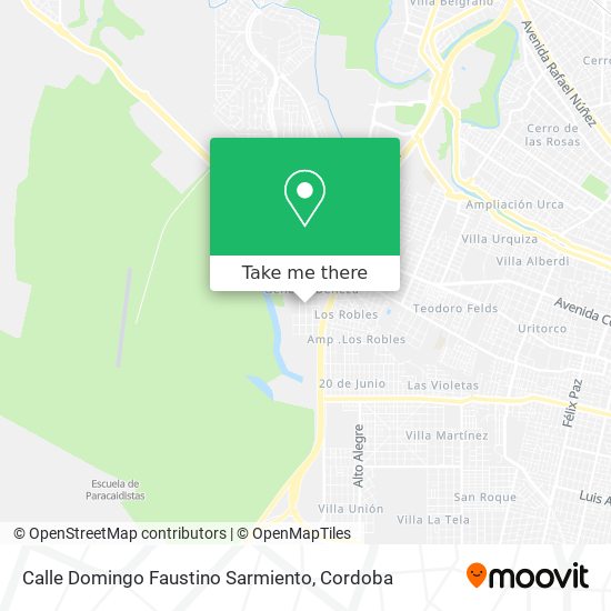 Calle Domingo Faustino Sarmiento map