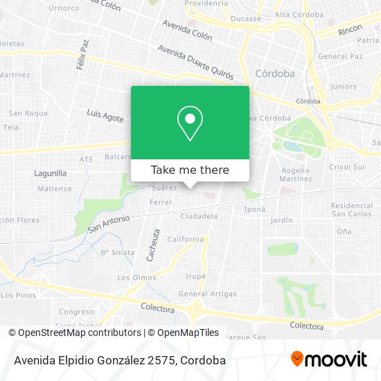 Avenida Elpidio González 2575 map