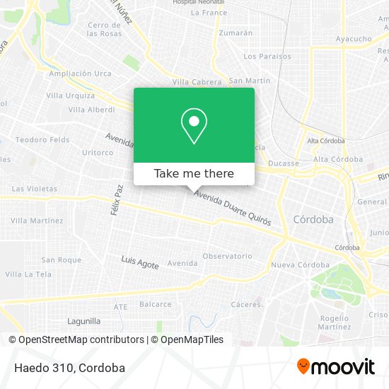 Haedo 310 map