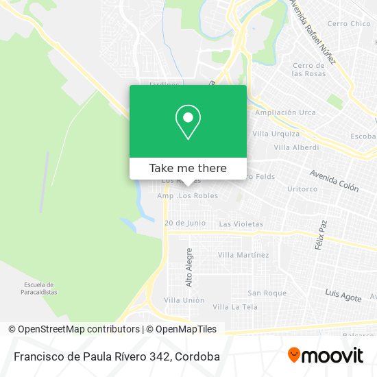 Francisco de Paula Rívero 342 map