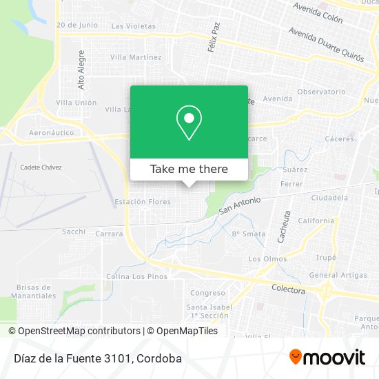 Mapa de Díaz de la Fuente 3101