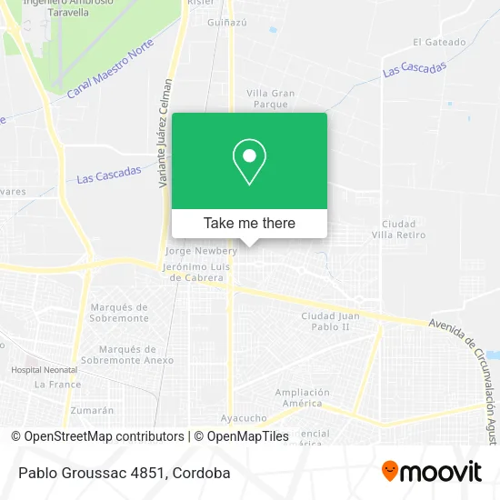 Pablo Groussac 4851 map