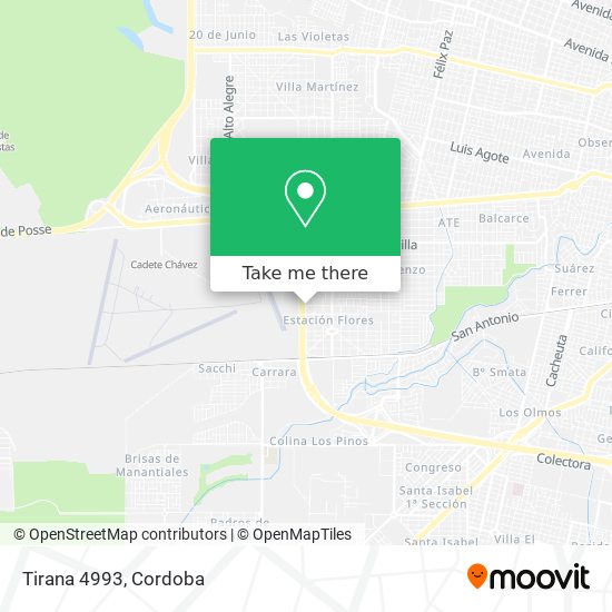 Mapa de Tirana 4993