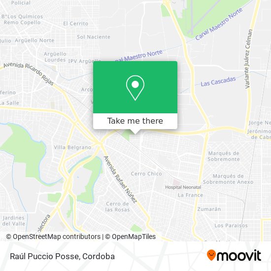 Raúl Puccio Posse map