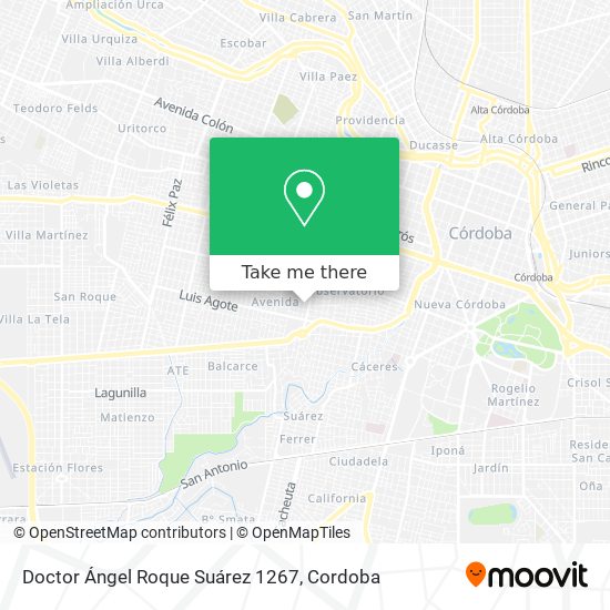 Doctor Ángel Roque Suárez 1267 map