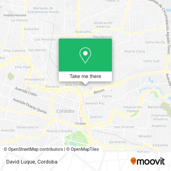 David Luque map