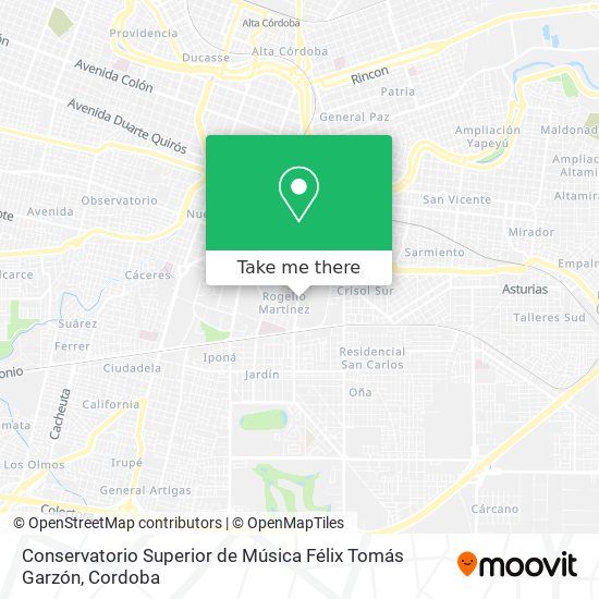 Conservatorio Superior de Música Félix Tomás Garzón map