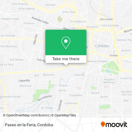 Mapa de Paseo en la Feria
