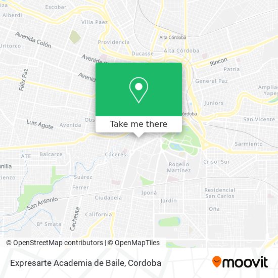 Expresarte Academia de Baile map