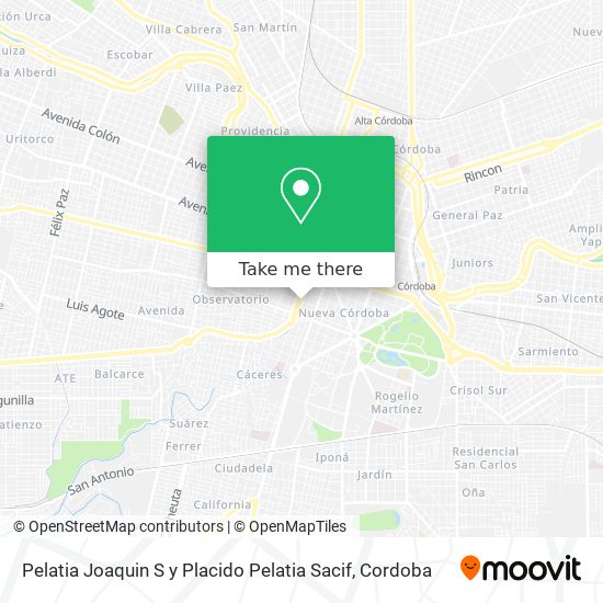 Pelatia Joaquin S y Placido Pelatia Sacif map