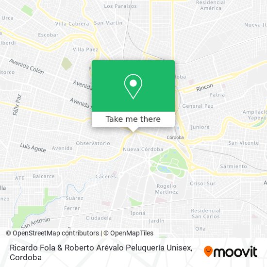 Ricardo Fola & Roberto Arévalo Peluquería Unisex map
