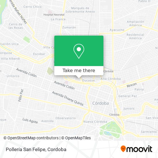 Pollería San Felipe map