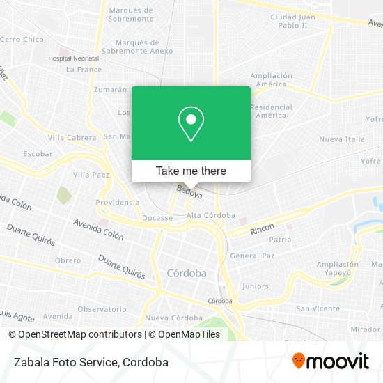 Zabala Foto Service map